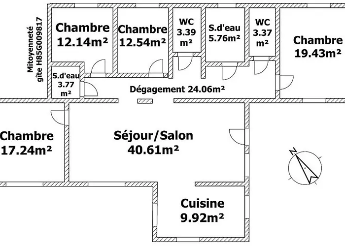 Commequiers, 5 Pièces, 11 Personnes - Fr-1-426-465 * Commequiers